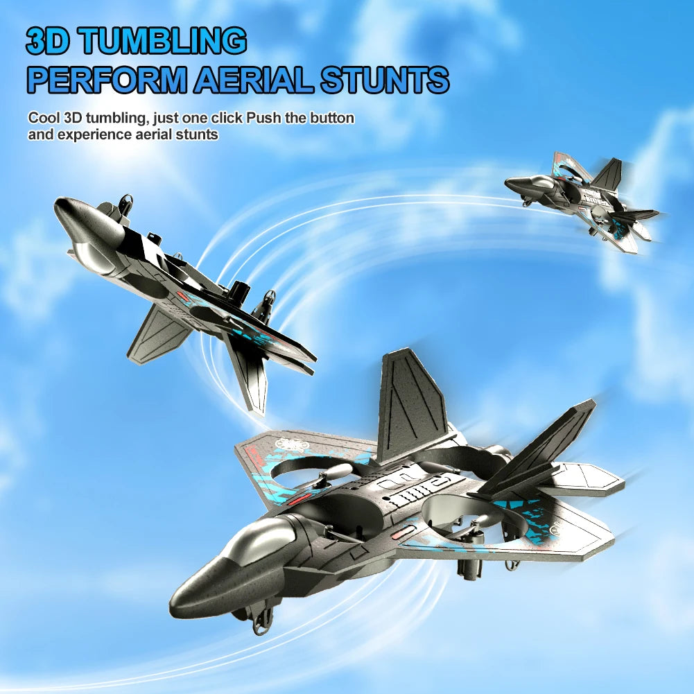 L0712 RC Glider – Beginner-Friendly Plane with Gravity Sensor & LED