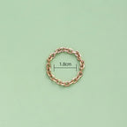 Gold Chain Ring