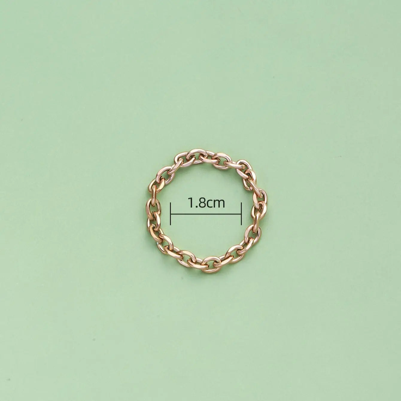 Gold Chain Ring