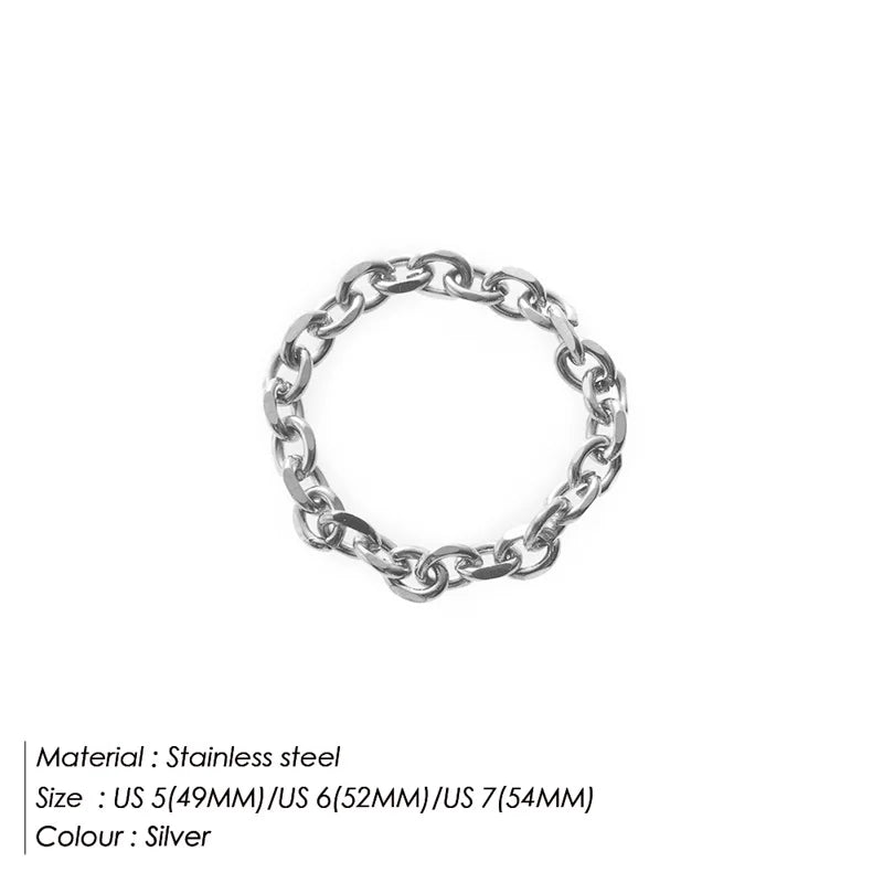 Gold Chain Ring