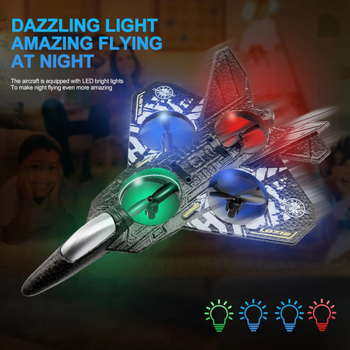 L0712 RC Glider – Beginner-Friendly Plane with Gravity Sensor & LED