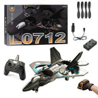 L0712 RC Glider – Beginner-Friendly Plane with Gravity Sensor & LED